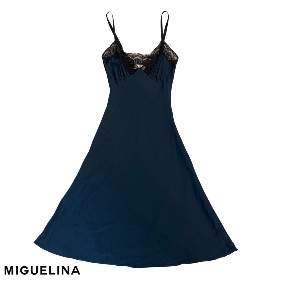 Miguelina Vintage Silk Dress